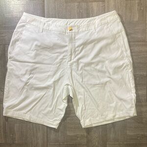 Lululemon Mens Golf  Shorts Commission Chinos Warpstreme Stretch White - 38 x 8"